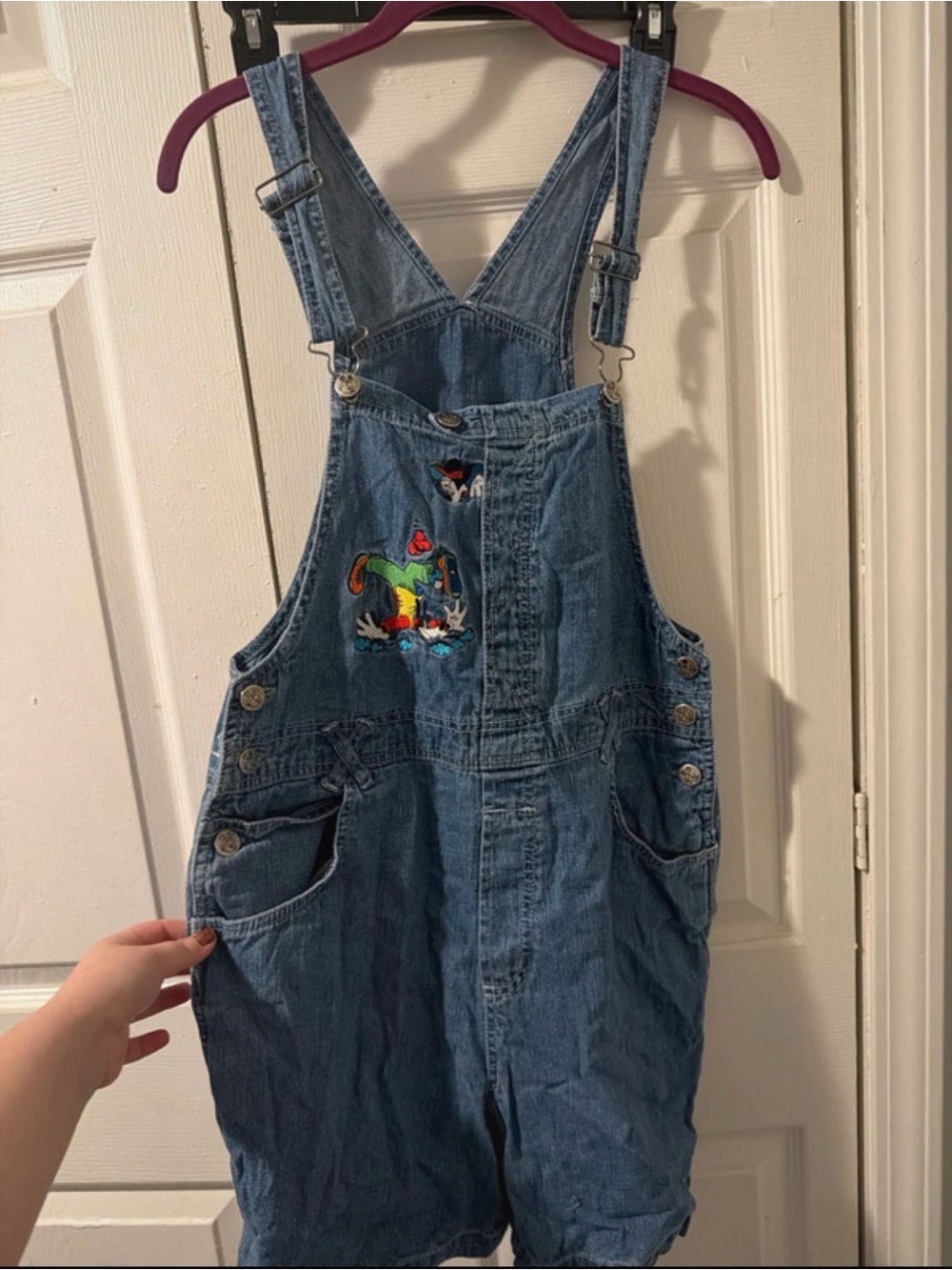 Vintage Disney Goofy and Mickey Overalls